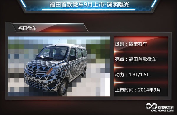 福田首款微面上市時間 商用車之家