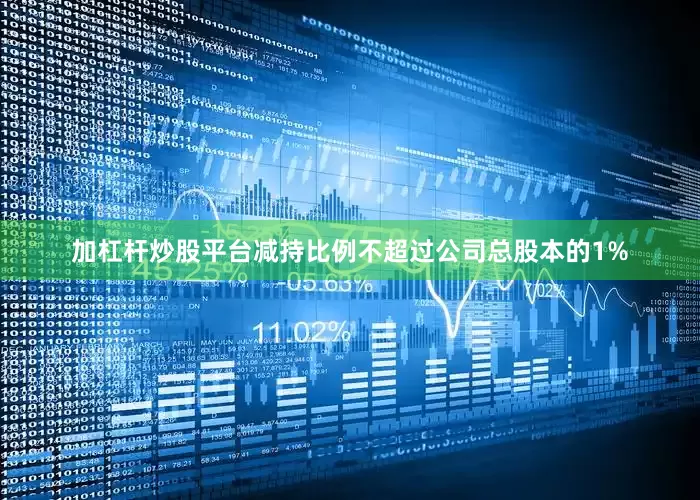 加杠杆炒股平台减持比例不超过公司总股本的1%
